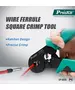 Proskit Crimping Tool Wire Ferrule Square Crimp 175mm CP-462G