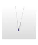 Necklace Blue Drop - Silver 925