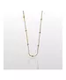 Round Snake with balls 45cm Necklace - Stainless Steel Gold Plated