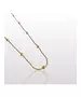 Round Snake with balls 45cm Necklace - Stainless Steel Gold Plated