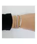 Bracelet Square Snake - Stainless Steel Gold Plated