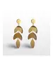 Long Leaf Earrings - High quality Stainless Steel Gold Plated