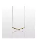 Wavy Bar Necklace - High Quality Stainless Steel & Gold Plated - Silver