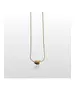 Bean Shape Necklace - High Quality Stainless Steel Gold Plated