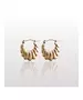 Wavy Hoops - High quality Stainless Steel & Gold Plated - Gold