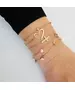 9ct Gold Bracelet with hanging charms