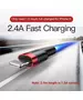 Baseus Cafule Braided Lightning Cable 2.4A 1.0m Grey