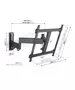 Vogels TVM3443 Turn TV Wall Mount 32-65'' Black