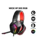 Alcatroz NEOX HP500 RGB Gaming Headset Black Red