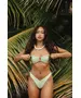 Aphrodite Strapless Bikini Top In Melon