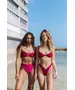 Ava Balconette Bikini Top In Raspberry
