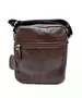 Genuine Leather shoulder bag brown and black colour Ac 9088