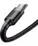 Baseus Cable MicroUSB to USB-A Cafule Braided 0.5m Blk-Gr