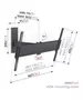 Vogels QUICK TVM1623 TV Wall Mount 60x40 Turn 1 arm