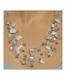 Multi-layers Necklace - White Beads