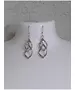 Silver Earrings "Double Waves" (S925)