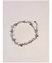 Silver Bracelet "Hearts- White" (S925)