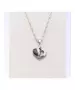 Silver Pendant "Black Hearts" (S925)