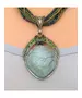 "Green Romvus" Resin Art Necklace