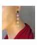 Long Earrings "Lovely pearls"