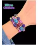Multilayered Beads Bracelet "Purple"