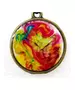 Artistic handmade necklace "Colorful Life"