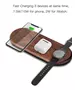 3 IN 1 wooden charging station
