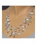 Multi-layers Necklace - White Beads