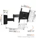 Vogels MA2040 TURN TV Wall Mount 19-37'' 2 arms Black