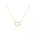 Gemini Zircon Gold Necklace