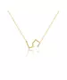 Leo Zircon Gold Necklace