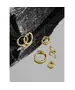 Allira Hoops Large Sparkling 18K Gold Plated