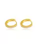 Allira Hoops Large Sparkling 18K Gold Plated