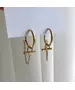 Ariège Charm Hoops Large 18k Gold Plated