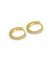 Yvoire Huggie Pave Sparkling MIni Hoops 18K Gold Plated