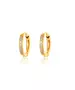 Yvoire Huggie Pave Sparkling MIni Hoops 18K Gold Plated