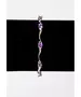 Silver Bracelet "Waves - Purple" (S925)