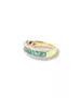 14k emerald and diamond ring