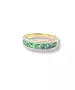 14k emerald and diamond ring