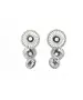 18K BLACK GOLD DIAMOND EARRINGS 1.78CTW, 0.78CTW