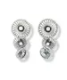 18K BLACK GOLD DIAMOND EARRINGS 1.78CTW, 0.78CTW