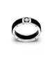 Baraka Ritmika White Gold  Black PVD Diamond Ring