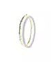 9K BANGLE WHITE AND YELLOW GOLD