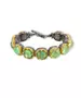 Bracelet 925 With Green Turquoise Stones